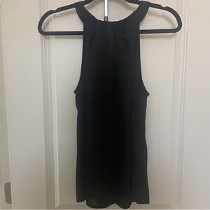 New York & Company Black Sleeveless Blouse